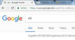 SSL im Browser- Beispiel